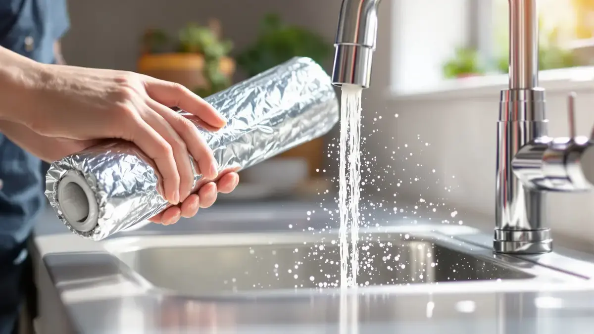 Eliminare il calcare dalla tua casa non è mai stato così semplice grazie a un rotolo di alluminio